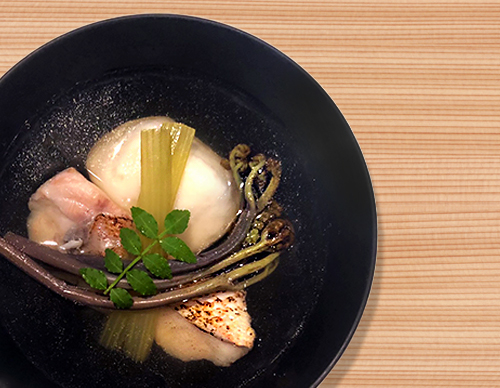 粋然のお昼のコース。お昼だけのお得なコースです